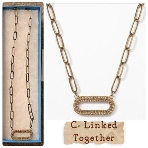 Touchstone Crystal Linked Together Oxidized Brass Golden Shadow & Colorado Topaz